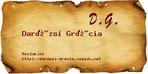 Darázsi Grácia névjegykártya